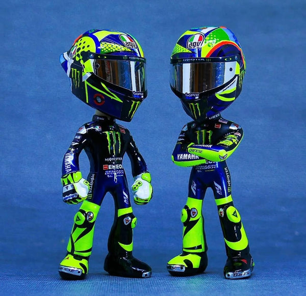 Valentino Rossi 1:12 Custom Handmade Diecast Figurine - thebikerskart