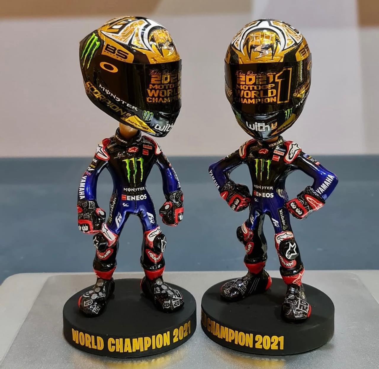 Fabio Quartararo 1:12 Scale 2021 Handmade Resin Figurine