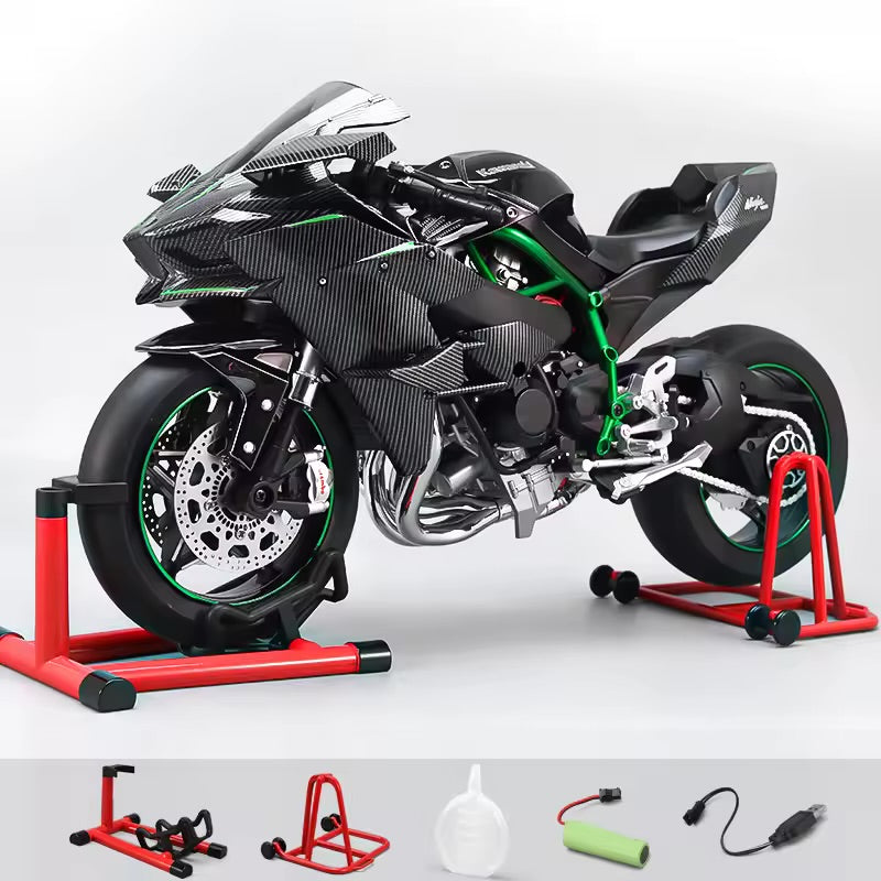 1:6 Kawasaki Ninja H2R Alloy Metal Die-Cast Motorcycle Model – Collector Display with Gift Box