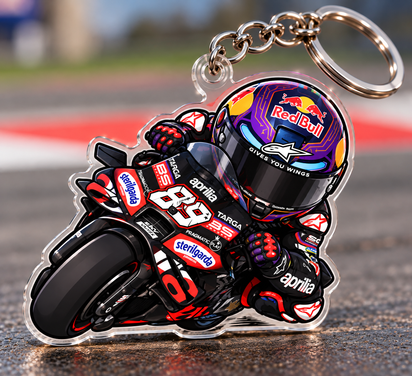 Jorge Martín #89 Aprilia 2026 Acrylic Keychain