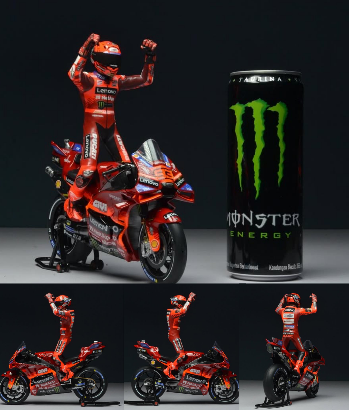 Marc Marquez 2025 Ducati MotoGP 1:12 Scale DieCast Model.