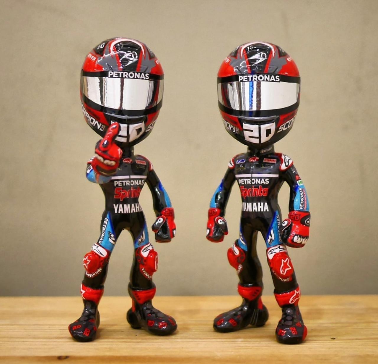 Fabio Quartararo 2020 Yamaha MotoGP 1:12 Scale Figurine