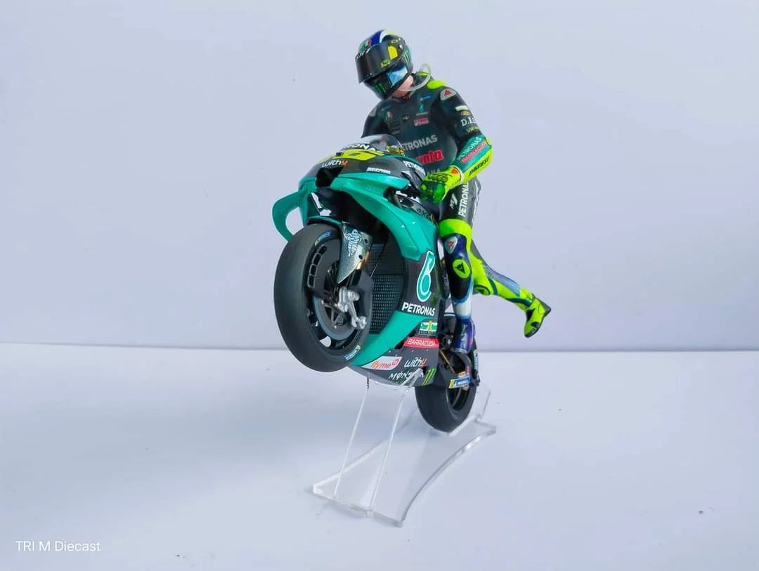 Valentino Rossi Yamaha 2021 1:12 Scale Wheelie DieCast Model