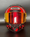 SHOEI TT graphic Fullface Motorcycle Helmet