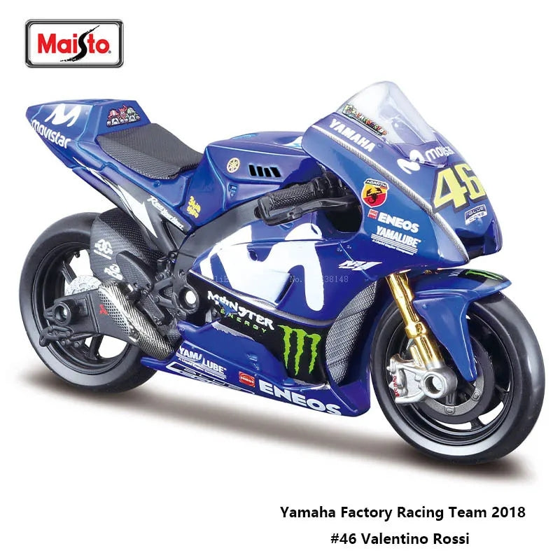 Miniature Maisto moto GP Yamaha factory racing Fabio Quartararo